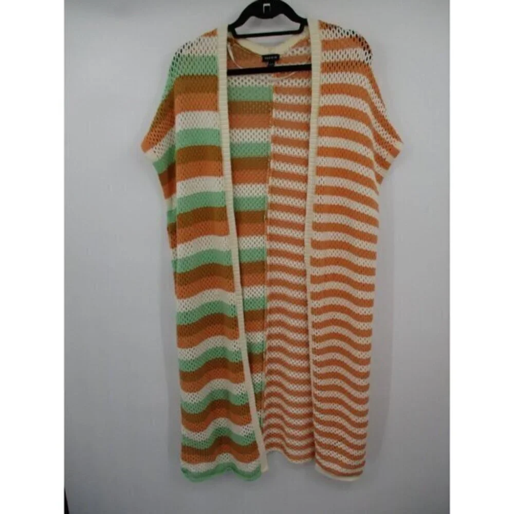 Torrid Womens Sweater Cardigan Boho Beach Size 00 0 M L Casual Open Front